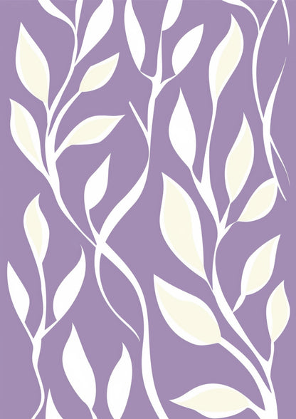 Elegancka Fioletowa Natura Plakat