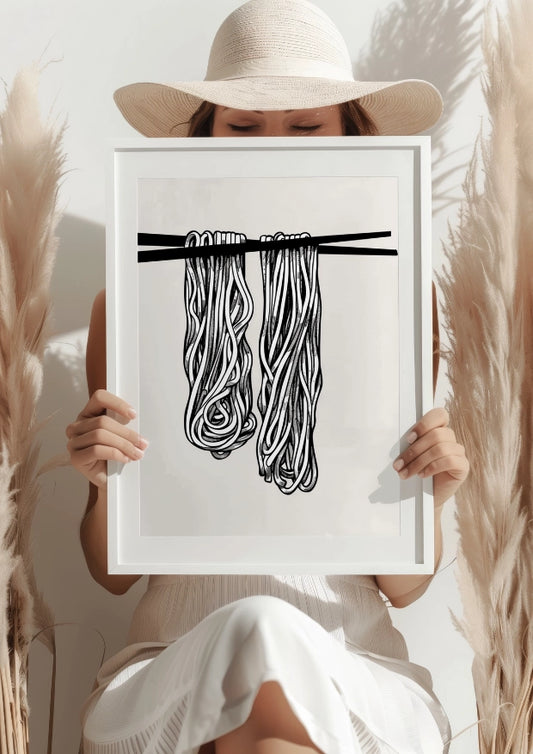 Włoska Sztuka Makaronowa Plakat
