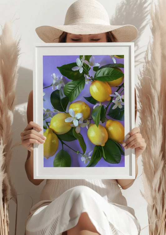 Świeże Cytrynowe Marzenie Plakat