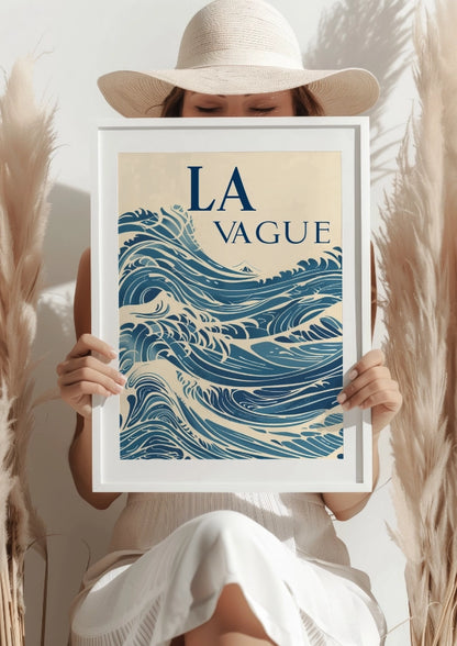 Fale Oceanu Artystyczny Plakat