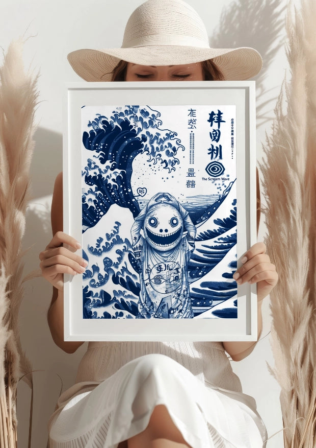 Fala i Krzyk Anime Plakat