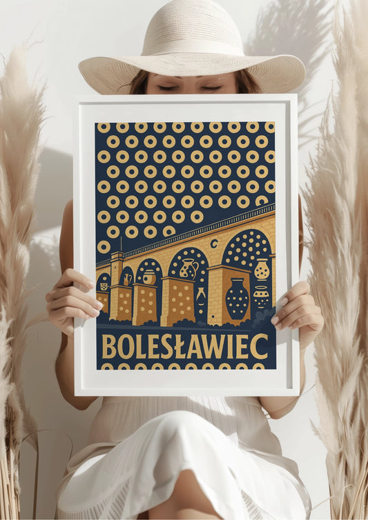 Bolesławiec Miasto Ceramiki i Kultowego Wzoru Plakat
