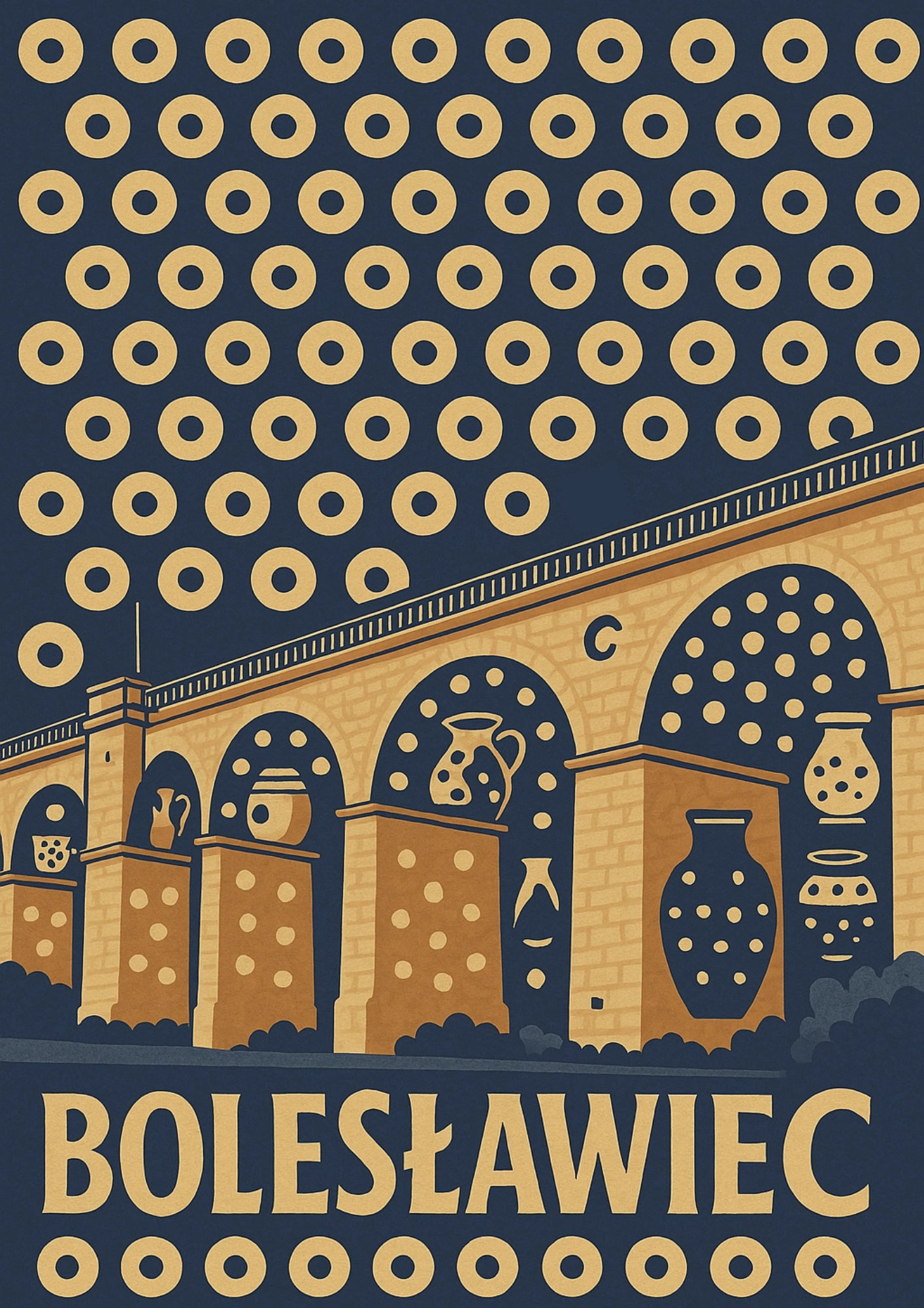 Bolesławiec Miasto Ceramiki i Kultowego Wzoru Plakat