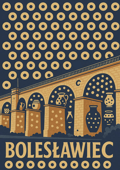 Bolesławiec Miasto Ceramiki i Kultowego Wzoru Plakat