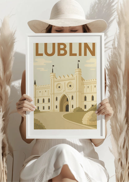 Lublin Zamek Królewski i Brama Wschodu Plakat