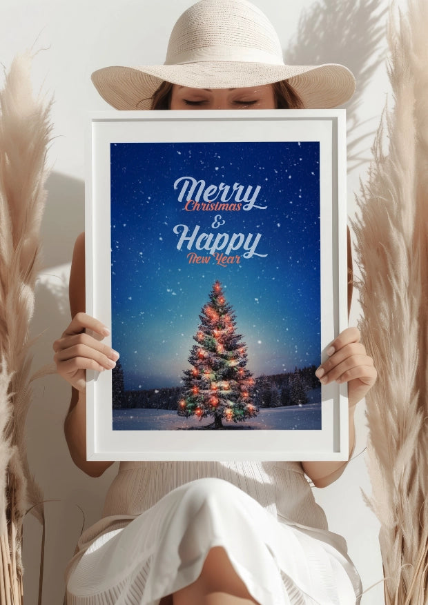 Magiczna Zimowa Noc Plakat